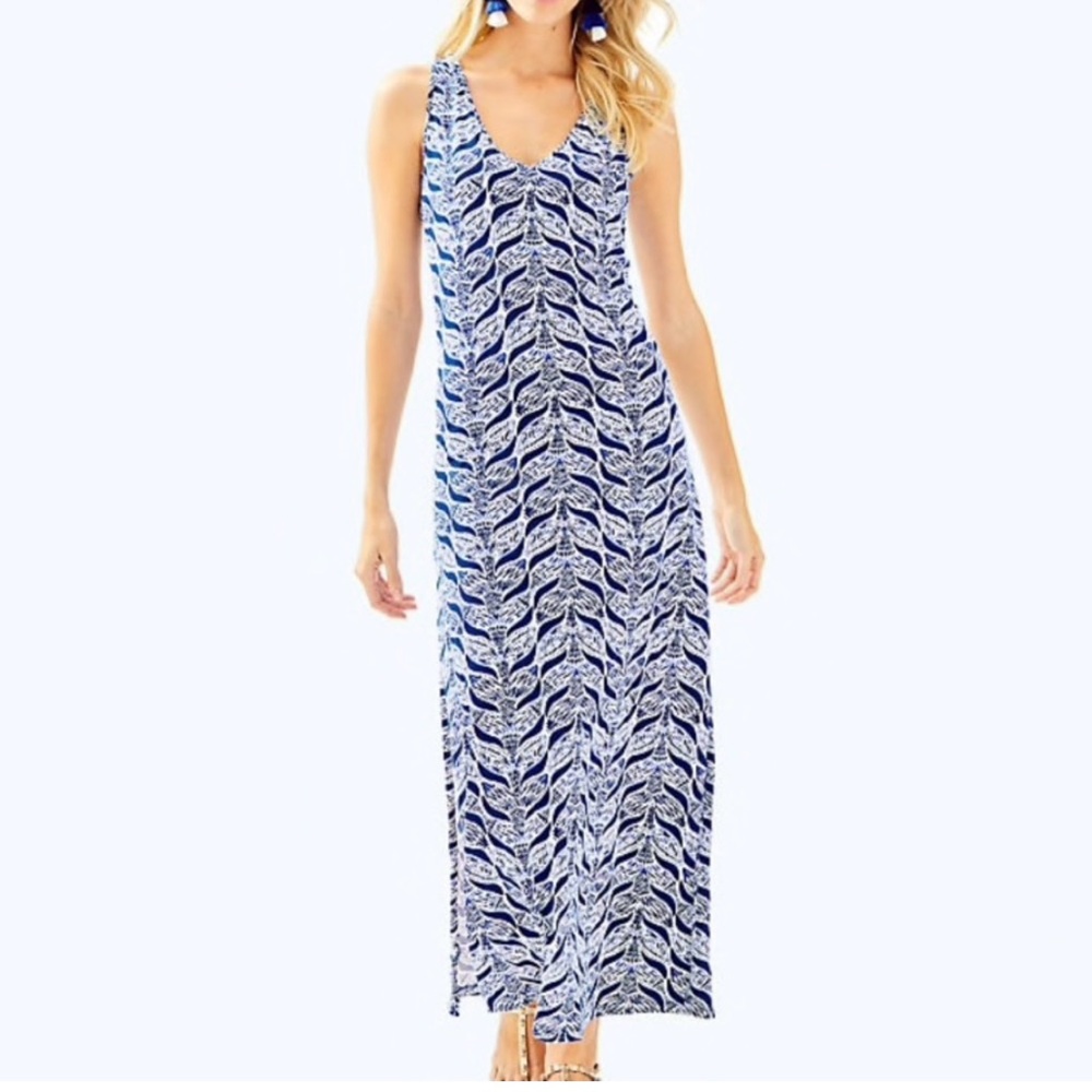 Lilly Pulitzer Maxi Dress in Mermaids Tail